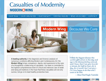Tablet Screenshot of casualtiesofmodernity.com